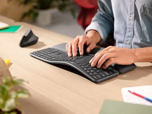 Logitech K860 for Business - Membrane - Sans-Fil - Graphite — vue 7