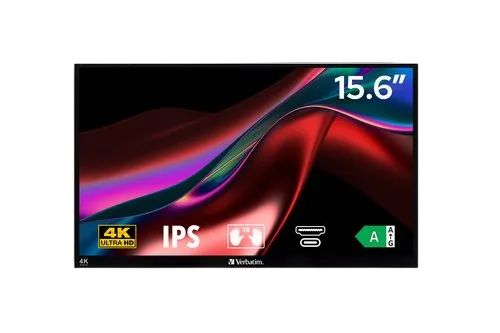 Verbatim PMT-15 4K Portable Touchscreen Monitor 1 — vue 3