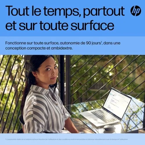HP 710 RECHBL Silent SLV Bluetooth Mouse — vue 18