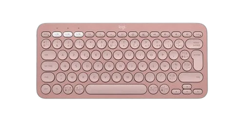 Logitech PEBBLE KEYS 2 K380S TONAL ROSE — vue 1