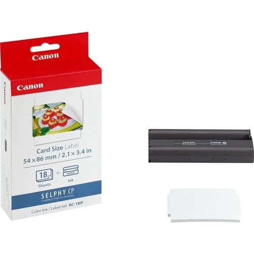 Canon Paper/KC-18IF Ink+Paper Set 18sh — vue 1