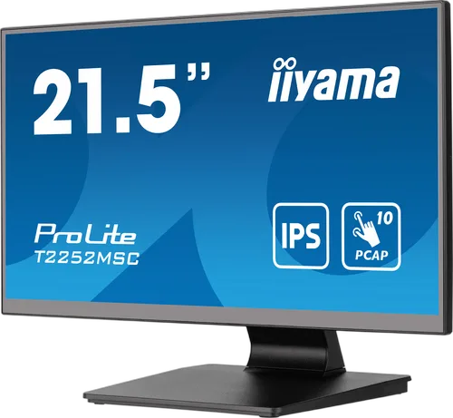 Iiyama ProLite T2252MSC-B2 - 22" FHD Tactile 5ms HDMI DisplayPort USB — vue 4
