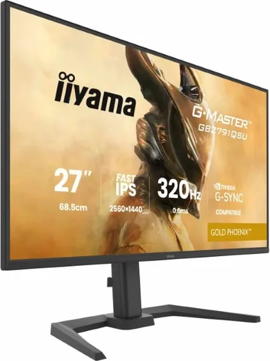 Iiyama GB2791QSU-B1 - 27" QHD 320Hz Fast IPS 0.6ms Pivot G-Sync — vue 2