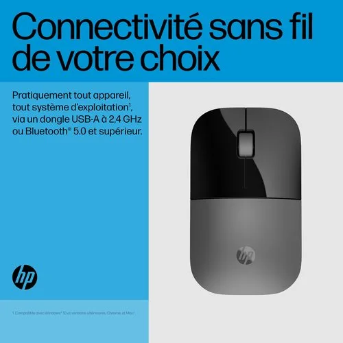 HP Z3700 Dual SLV Wireless Mouse EMEA-IN — vue 8
