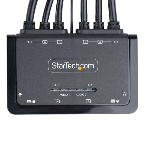 StarTech 2-PORT COMPACT 4K KVM SWITCH - — vue 7
