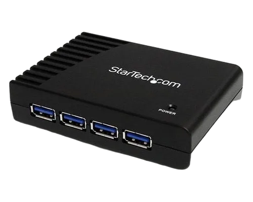 StarTech 4 Port Black SuperSpeed USB 3.0 Hub — vue 1