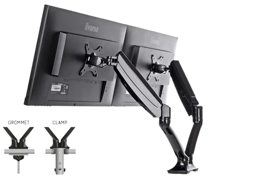 Iiyama DS3002C-B1 Bras pneumatique pour deux moniteurs bureautiques 27" max-Seconde Vie — vue 10