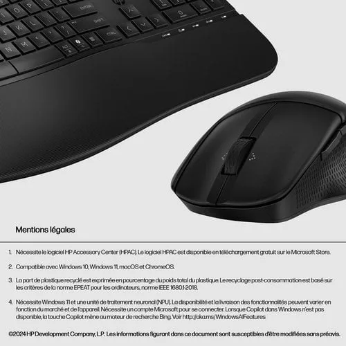 HP 680 CFT Dual-Mode KB/Mse Combo FR — vue 7