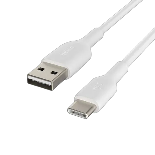Belkin USB-A to USB-C Cable 2M White — vue 1