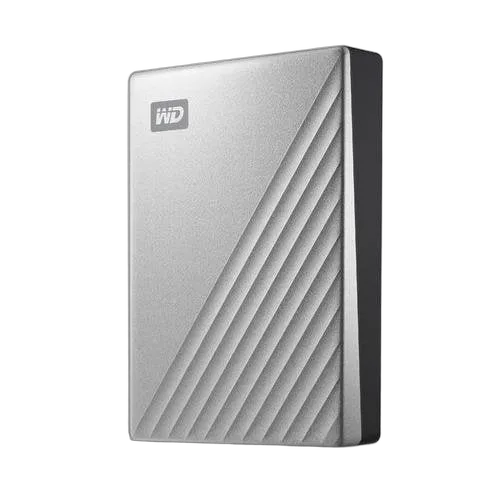 WD HDD EXT My Pass Ultra 1TB Silver — vue 4