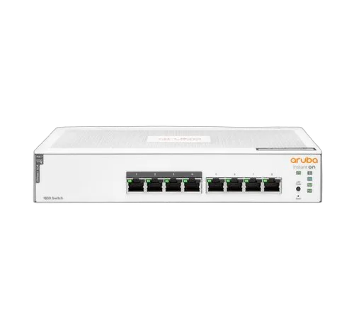 HPE Aruba IOn 1830 8G 65W Sw — vue 1