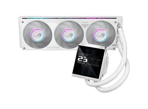 Asus ROG Strix LC IV 360 ARGB LCD - 360mm - Blanc — vue 3