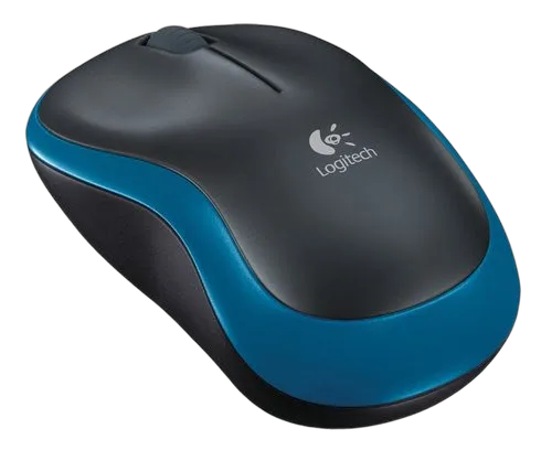 Logitech WIRELESS MOUSE M185 BLUE — vue 3