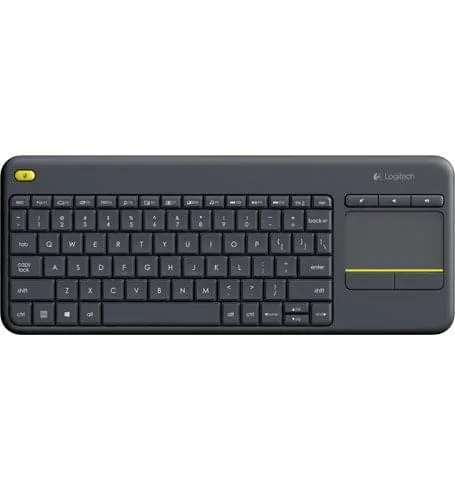 Logitech K400 Plus Touchpad - Membrane - Sans-Fil - Noir — vue 1