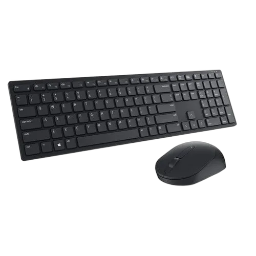 DELL Pro Wireless Keyboard and Mouse - KM5221W Noir — vue 3