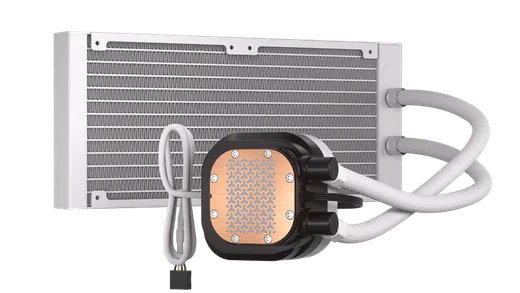 Corsair NAUTILUS 240 RS LCD - 240mm - Blanc — vue 3