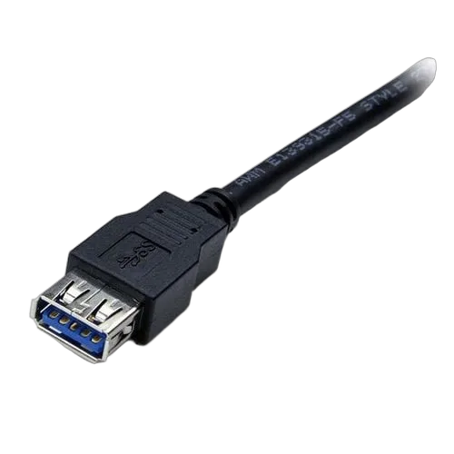 StarTech 2m Black USB 3.0 Extension Cable M/F — vue 3