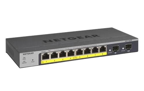 Netgear 8P GE POE SMART MANAGED PRO SWITCH — vue 1
