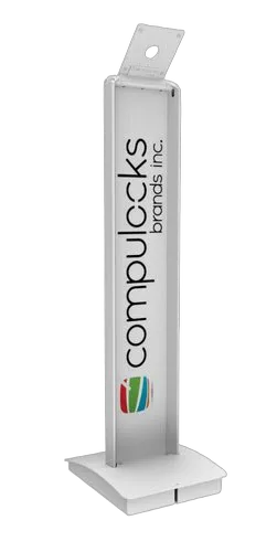 Compulocks Tablet Floor Stand Mount BrandME White