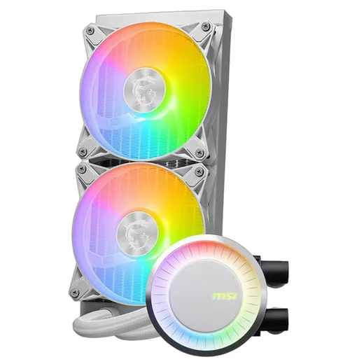 MSI MAG CORELIQUID E240 WHITE — vue 2