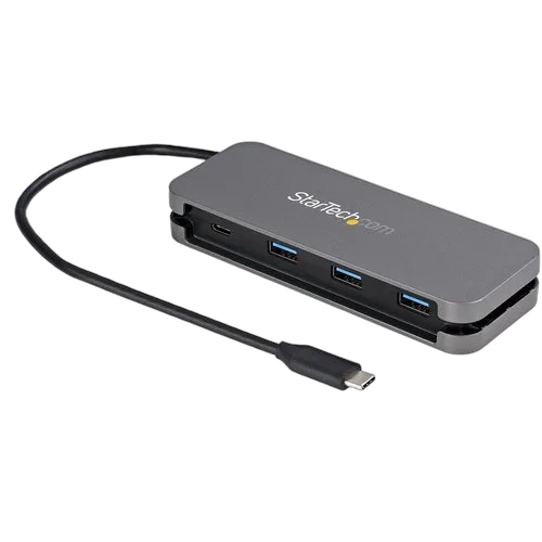 StarTech 4 Port USB C Hub 5Gbps 3A/1C- 11in Cable — vue 1