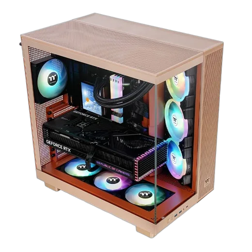 Thermaltake View 380 XL TG ARGB Gravel Sand - MT/Sans Alim/ATX — vue 6