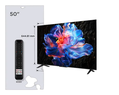 TCL 50P69K - 50" 4K 60Hz Google TV Wifi/BT HDR10 — vue 2
