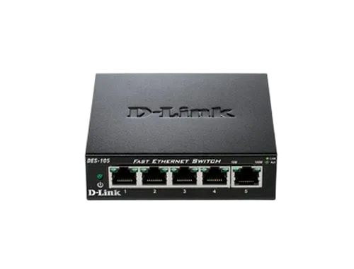 D-Link Metallic Switch 5 ports 10/100 — vue 1