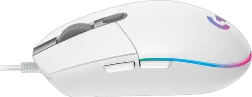 Logitech G102 LIGHTSYNC Gaming Mouse WHITE (910-005824) — vue 4