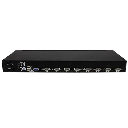 StarTech 8 Port 1U Rackmount USB PS/2 KVM Switch — vue 3
