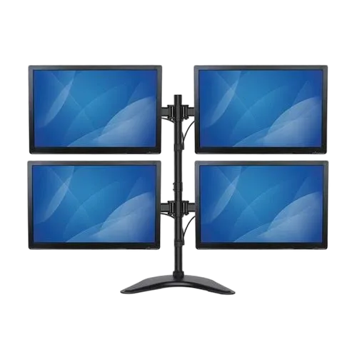 StarTech Monitor Stand - Quad - Desktop - Steel — vue 5