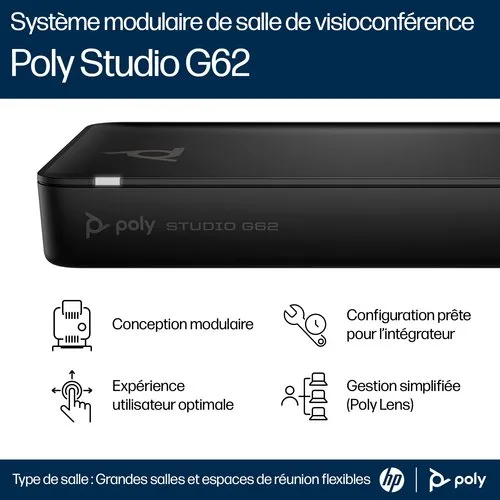 HP POLY STUDIO G62 VIDEO — vue 7