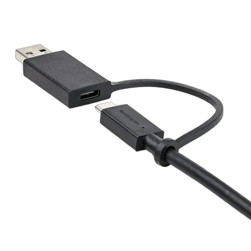 StarTech 3ft Hybrid USB-C Cable w/USB-A Adapter — vue 5