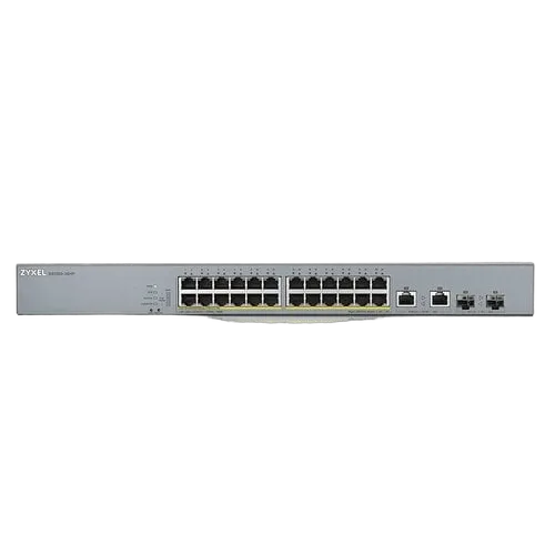 Zyxel 26 Port managed CCTV PoE Switch long ra — vue 4