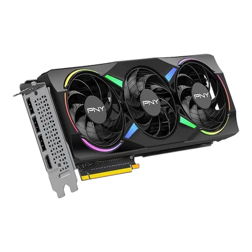PNY GeForce RTX 5070 12GB ARGB Overclocked Triple Fan DLSS 4, vue 4