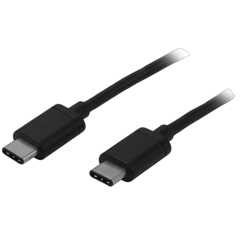 Câble USB-C 2.0 mâle/mâle - 2m - Noir