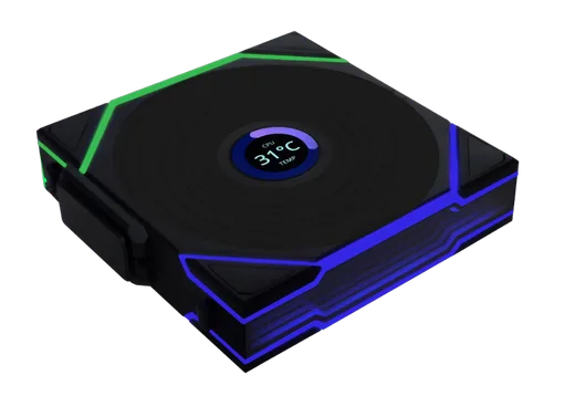 Lian-Li UNI FAN TL Sans fil LCD ARGB PWM - 120mm - Noir — vue 1