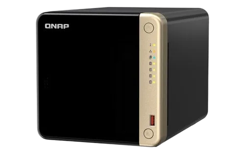 Qnap 4-Bay dsktp NAS Intel Celero N5105/N5095 — vue 5