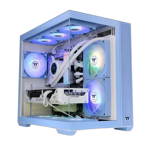 Thermaltake View 380 TG ARGB Hydrangea Blue - MT/Sans Alim/ATX — vue 2