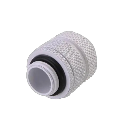CONSTRUCTEUR Fitting Femelle/Femelle télescopique droit blanc - 14mm — vue 1