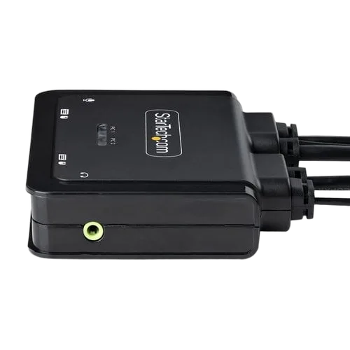 StarTech 2-PORT CABLE KVM SWITCH 4K - — vue 5