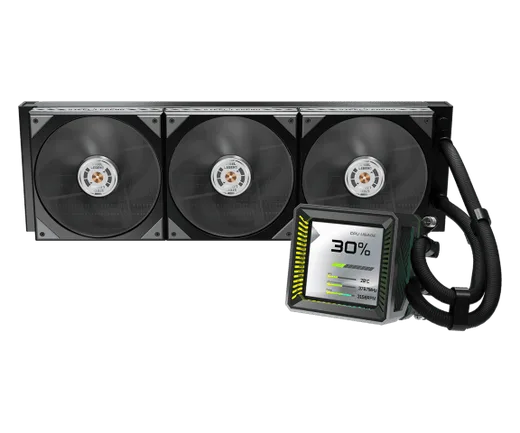 ASRock STEEL LEGEND DARK 360 LCD - 360mm - Noir, vue 3