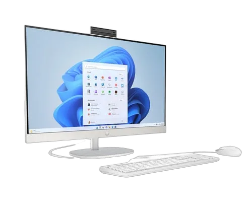 HP 27-cr0042nf - 27" FHD R5-7520U 16Go 512Go W11 Blanc — vue 2