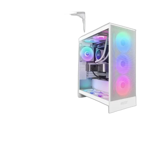NZXT F420RGB Core Fan (Single Frame) - Blanc — vue 13
