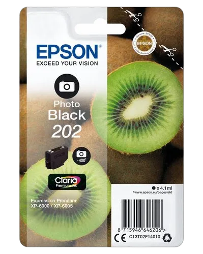 Epson Ink/202 Kiwi 4.1ml PBK — vue 1