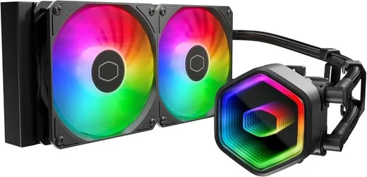Cooler Master MasterLiquid 240 Core II ARGB - Noir — vue 5