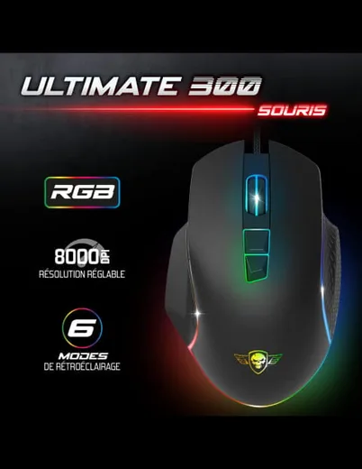 Spirit Of Gamer 4 en 1 Ultimate 300 - Clavier/Souris/Tapis/Casque — vue 4
