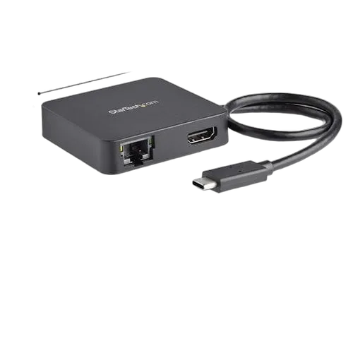 StarTech Multiport Adapter USB C HDMI PD 1x USBA — vue 3