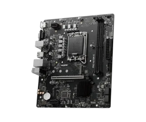 MSI PRO H610M-E - H610/LGA1700/DDR5/mATX — vue 3