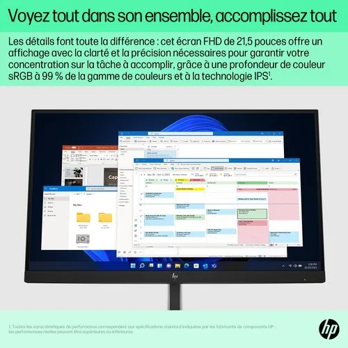 HP E-Series E22 G5 — vue 6